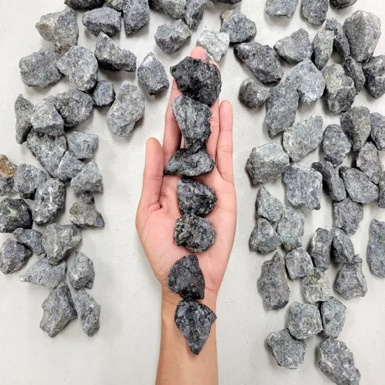 Indigo Gabbro AKA Mystic Merlinite Rough Stones Bulk {1}