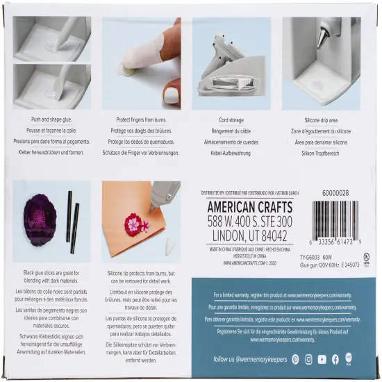 We R Maker's Glue Gun Kit-Grey {6}