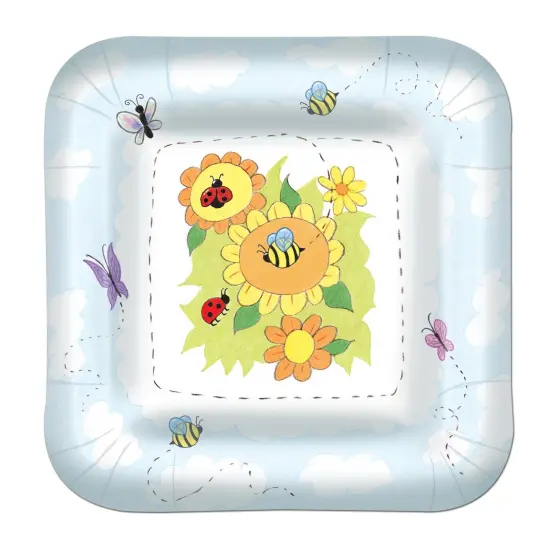 Garden Plates (Pack of 12) {1}
