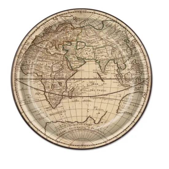 Around The World Plates, (Pack of 12) {1}