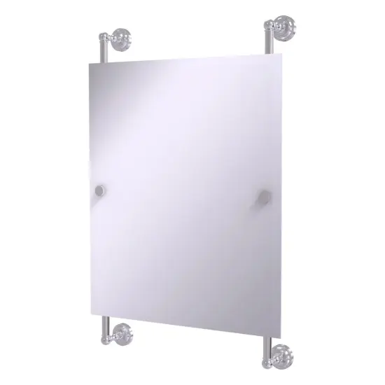 Dottingham Collection Rectangular Frameless Rail Mounted Mirror - Dt-27-92-Sch {1}