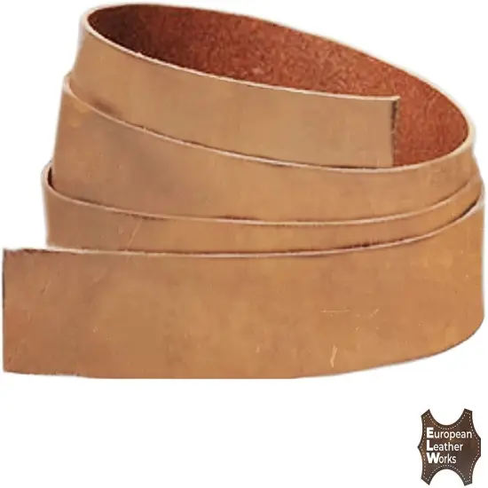 4"x50" (10.2x127cm) ELW 5-6 oz (2-2.4mm) 72" Length, Straps, Belts, Strips Full Grain Leather Crazy Horse Belt Medium DIY Craft, Pet Collars, Blanks, Accessory, Jewelry, Wrapping Cognac {3}