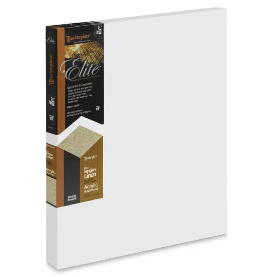 Masterpiece Elite Portrait Smooth Canvas - 24" x 30", Acrylic Primed {1}