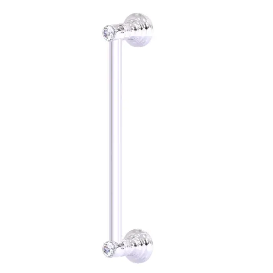 Carolina Crystal Collection 12 Inch Door Pull - Polished Chrome {1}