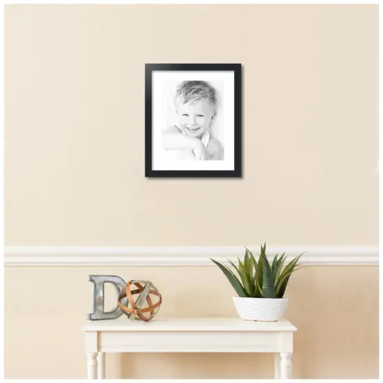 ArtToFrames 15x18" Matted Picture Frame with 11x14" Single Mat Photo Opening Framed in 1.25" Black and 2" Mat (FWM-3926-15x18) {2}