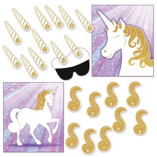 Unicorn Party Games, (Pack of 24) {1}
