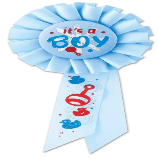 It's A Boy Rosette (Pack of 6) {1}