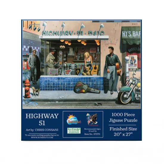 Sunsout Highway 51 1000 pc Jigsaw Puzzle 67070 {4}