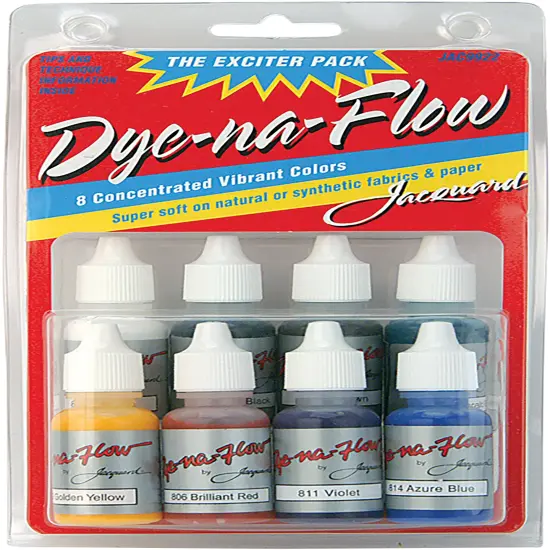 Jacquard Dye-Na-Flow Mini Exciter Pack .5oz 8/Pkg {1}