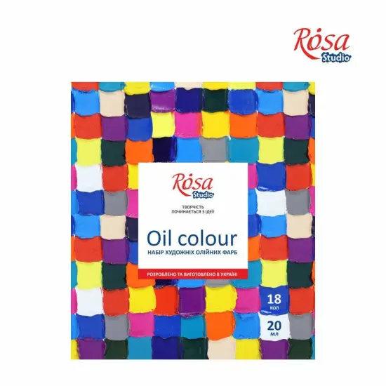 Oil paint set 18*20 ml/0.68oz, ROSA Studio {2}