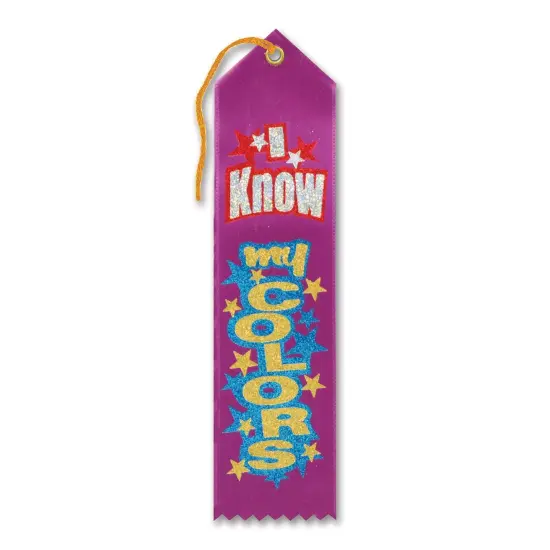 I Know My Colors Award Ribbon (Pack of 6) {1}