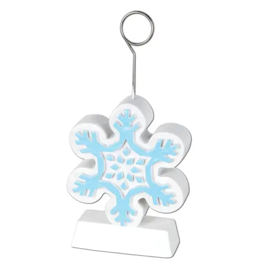 Snowflake Photo/Balloon Holder (Pack of 6) {1}