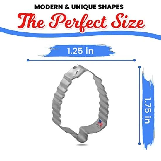 Mini Pinecone Cookie Cutter 1.25 Inch, CookieCutter.com, Tin Plated Steel, Handmade in the USA {2}