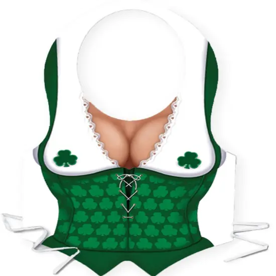 Pkgd Plastic Irish Miss Vest (Pack of 24) {1}