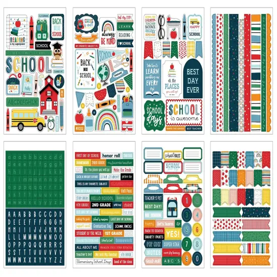 Echo Park Sticker Book-First Day Of School {3}