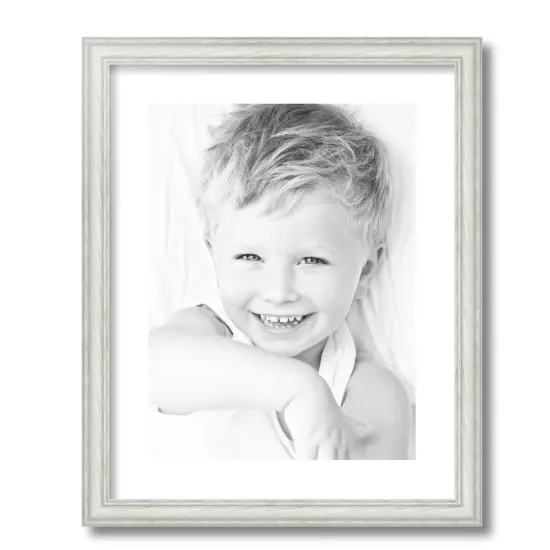 ArtToFrames 16x20" Matted Picture Frame with 12x16" Single Mat Photo Opening Framed in 1.25" White and 2" Mat (FWM-4098-16x20) {4}