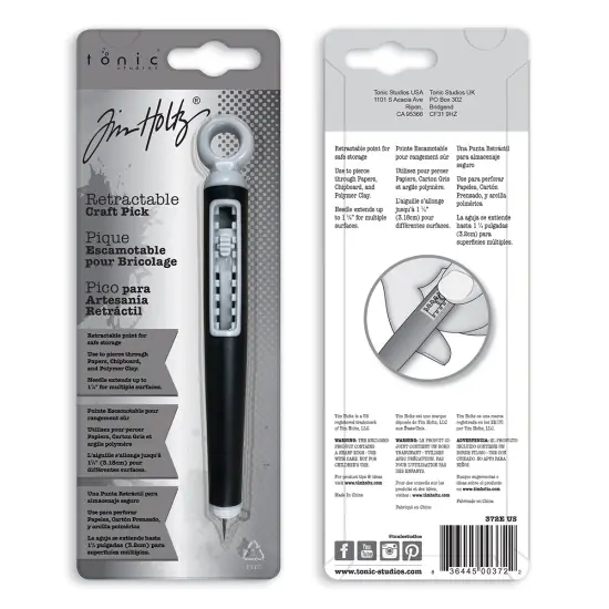 Tim Holtz Retractable Craft Pick-Black {3}