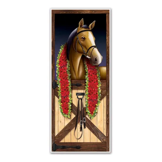 Horse Racing Door Cover, (Pack Of 12) {1}