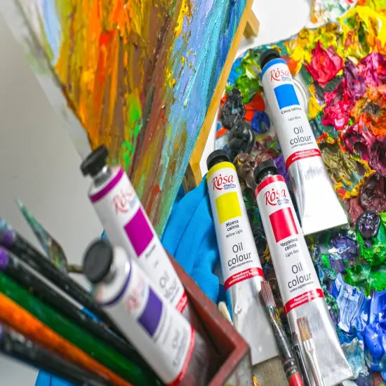 Oil paint set 12*20 ml/0.68oz, ROSA Studio {1}