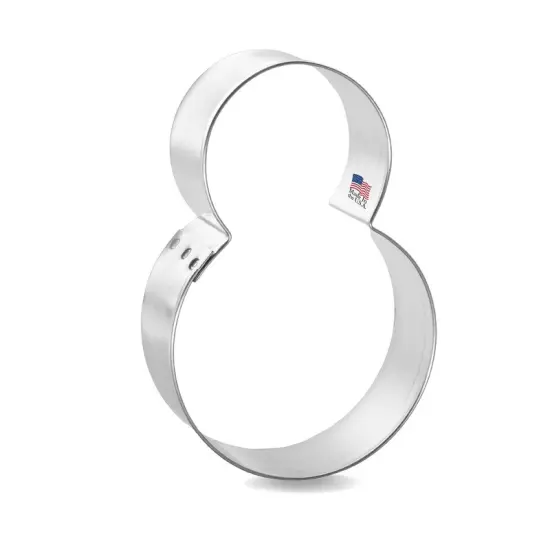 Snowman or Monster Eyes Cookie Cutter 4 in, CookieCutter.com, Tin Plated Steel, Handmade in the USA {1}