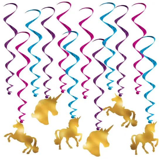 Unicorn Whirls, (Pack of 6) {1}