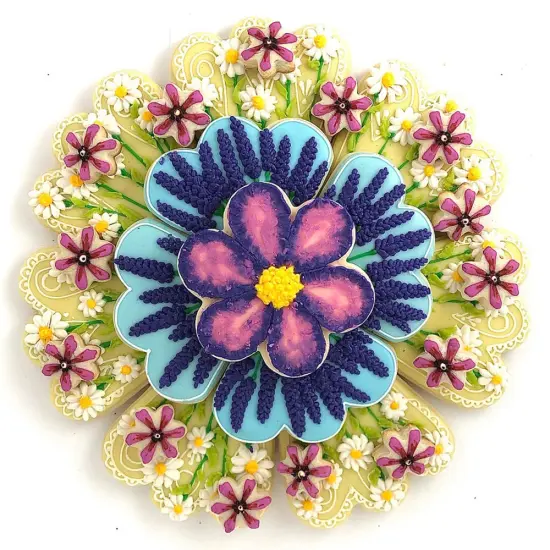 Cookie Platter Cutters Basic 4 Pc Set, CookieCutter.com, Tin Plated Steel, Handmade in the USA {4}