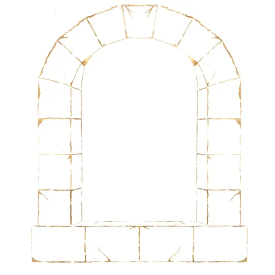 Stone Window Wall Stencil | 3157 by Designer Stencils | Pattern Stencils | Reusable Stencils for Painting | Safe & Reusable Template for Wall Decor | Try This Stencil Instead of a Wallpaper | Easy to Use & Clean Art Stencil Pattern {1}