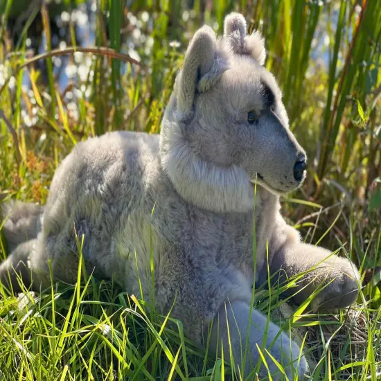 Meet Keeweenaw - The Plush Grey Wolf Perfect for Cuddling {2}
