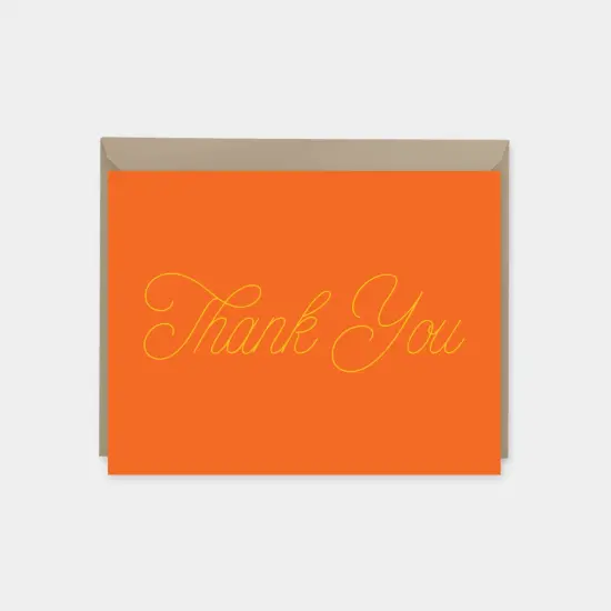 Thank You Cards, Modern Blank Thank You {2}
