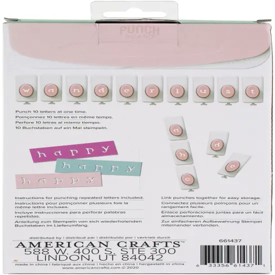 We R Word Punch Board-Lowercase {3}