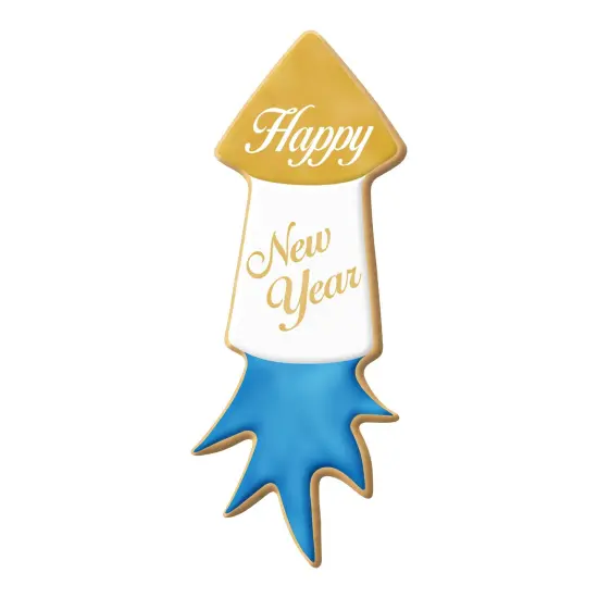 Firework Cookie Cutter 4.5", CookieCutter.com, Tin Plated Steel, Handmade in the USA {5}