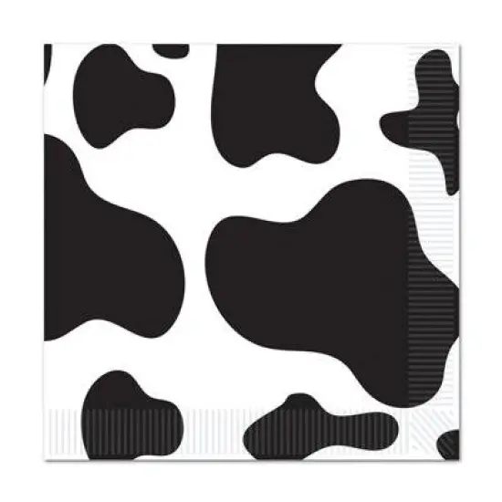 Cow Print Beverage Napkins (Pack of 12) {1}