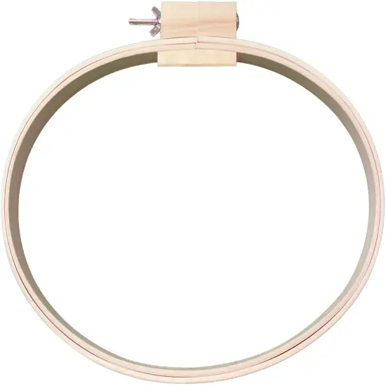 Frank A. Edmunds Wood Quilt Hoop-9"X15" {2}