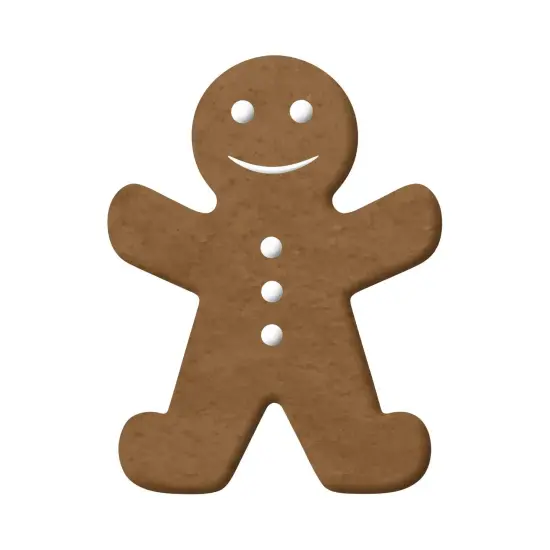 Extra Large Gingerbread Man with Brace Cookie Cutter 8.5 in, CookieCutter.com, Tin Plated Steel, Handmade in the USA {4}