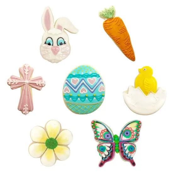 Easter Cookie Cutter 8 Pc Set, CookieCutter.com, Tin Plated Steel, Handmade in the USA {2}