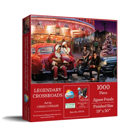 Sunsout Legendary Crossroads 1000 pc Christmas Jigsaw Puzzle 67074 {3}