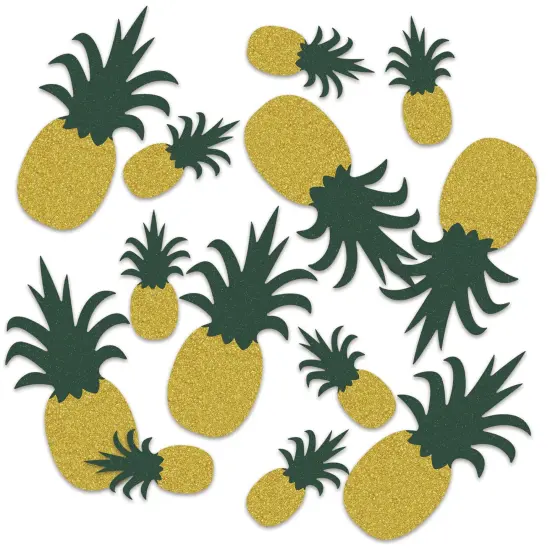 Pineapple Deluxe Sparkle Confetti, (Pack Of 12) {1}