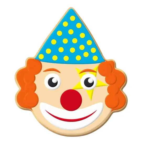 Clown Face Cookie Cutter 4.25 in, CookieCutter.com, Tin Plated Steel, Handmade in the USA {3}