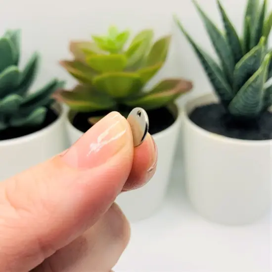 20, 50 or 100 Pieces: 8 mm Stainless Steel Silver Stamping Tag Blanks {4}