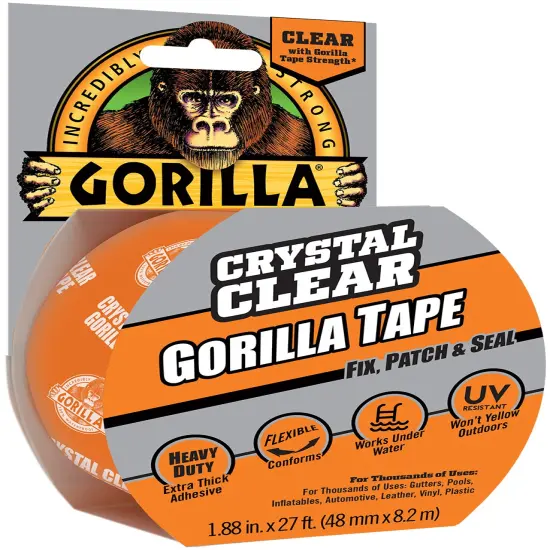 Gorilla Crystal Clear Gorilla Tape 1.88"x27'-Clear {1}