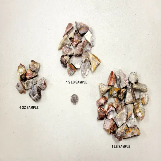 Crazy Lace Agate Crystals - Bulk Rough Stones {4}