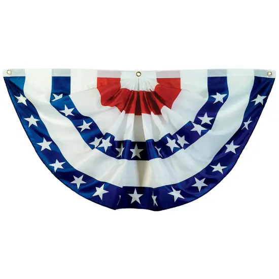 In the Breeze Blue Stripe Printed Bunting, 2 x 4, Fourth of July D&eacute;cor, 3711 {1}