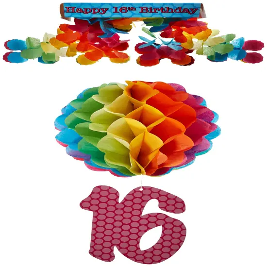16th Birthday Party Canopy (Pack of 6) {1}