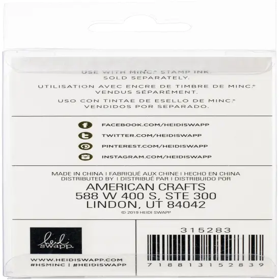 Heidi Swapp Minc Toner Stamp Pad-1 Piece {3}