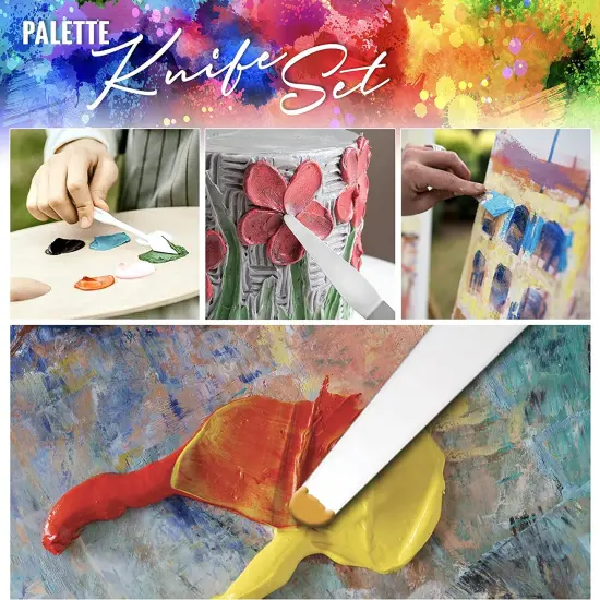 Pixiss Plastic Palette Knife Set {3}