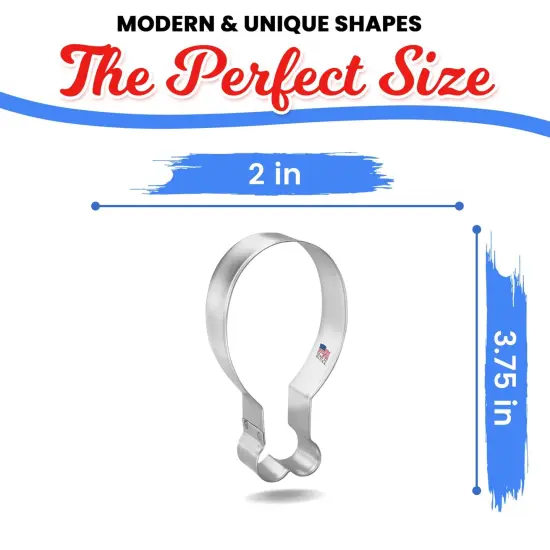 Turkey Leg Cookie Cutter 4", CookieCutter.com, Tin Plated Steel, Handmade in the USA {2}