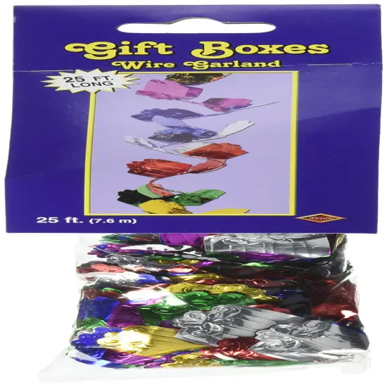 Gleam 'N Flex Gift Box Garland (Pack of 12) {1}