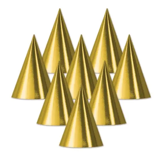 Foil Cone Hat (Pack of 48) {1}