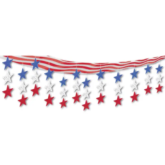 Stars & Stripes Ceiling Decor (Pack of 6) {1}