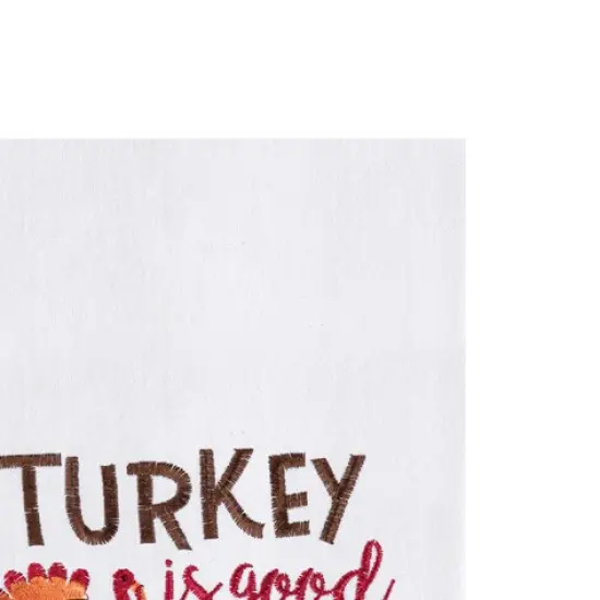 Turkey And Pie Flour Sack Kitchen Dishtowel {3}